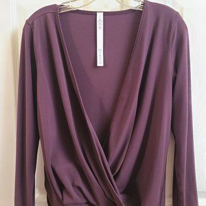 Lululemon Full Freedom Long Sleeve Wrap Top - 4